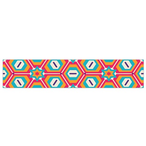 Hexagons and stars pattern                                                                Flano Scarf from ArtsNow.com Front