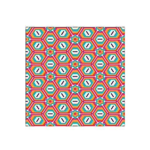 Hexagons and stars pattern                                                                Satin Bandana Scarf from ArtsNow.com Front