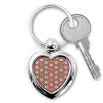 Hexagons and stars pattern                                                                Key Chain (Heart)