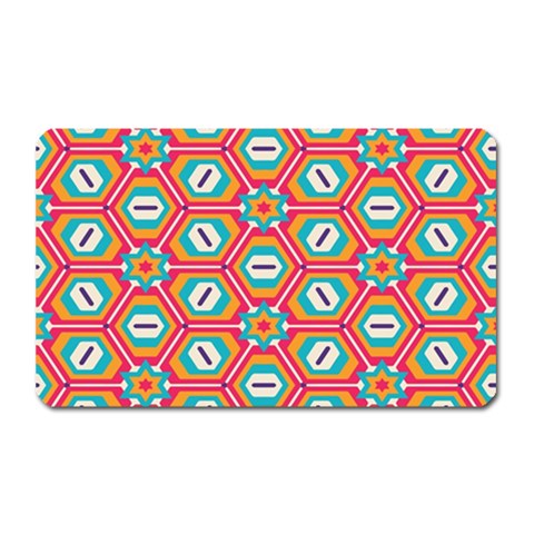 Hexagons and stars pattern                                                                Magnet (Rectangular) from ArtsNow.com Front