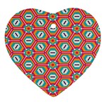Hexagons and stars pattern                                                                Ornament (Heart)
