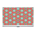 Hexagons and stars pattern                                                                Business Card Holder