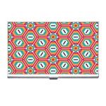 Hexagons and stars pattern                                                                Business Card Holder