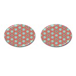 Hexagons and stars pattern                                                                Cufflinks (Oval)