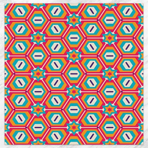 Hexagons and stars pattern                                                                Canvas 12  x 12  from ArtsNow.com 11.4 x11.56  Canvas - 1