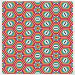Hexagons and stars pattern                                                                Canvas 12  x 12 