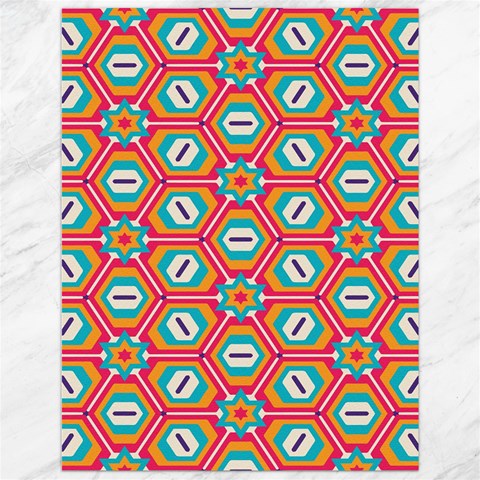 Hexagons and stars pattern                                                                Canvas 12  x 16  from ArtsNow.com 11.86 x15.41  Canvas - 1