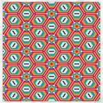Hexagons and stars pattern                                                                Canvas 16  x 16 
