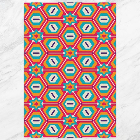 Hexagons and stars pattern                                                                Canvas 20  x 30  from ArtsNow.com 19.62 x28.9  Canvas - 1