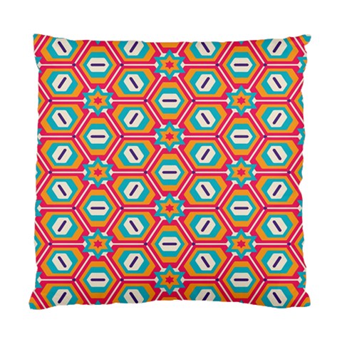 Hexagons and stars pattern                                                               Standard Cushion Case (Two Sides) from ArtsNow.com Back