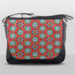 Hexagons and stars pattern                                                                Messenger Bag