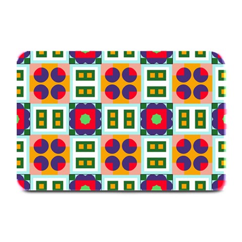 Shapes in shapes 2                                                                Plate Mat from ArtsNow.com 18 x12  Plate Mat