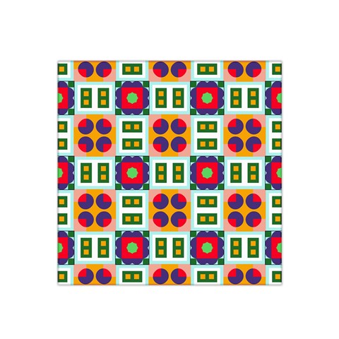 Shapes in shapes 2                                                                 Satin Bandana Scarf from ArtsNow.com Front