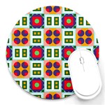 Shapes in shapes 2                                                                 Round Mousepad