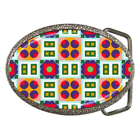 Shapes in shapes 2                                                                 Belt Buckle from ArtsNow.com Front