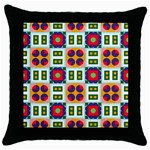 Shapes in shapes 2                                                                 Throw Pillow Case (Black)