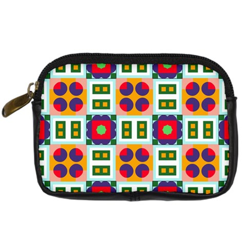 Shapes in shapes 2                                                                 Digital Camera Leather Case from ArtsNow.com Front