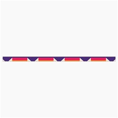 Pastel shapes rows on a purple background                                                                Roll Up Canvas Pencil Holder (M) from ArtsNow.com Strap