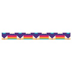 Pastel shapes rows on a purple background                                                                  Cross Back Hipster Bikini Set from ArtsNow.com Waistband