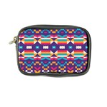 Pastel shapes rows on a purple background                                                                   Coin Purse