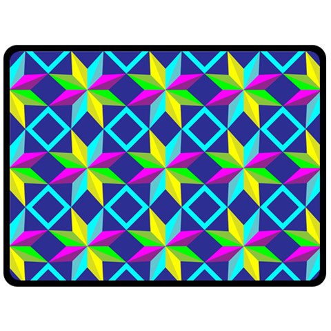 Colorful stars pattern                                                                    Fleece Blanket from ArtsNow.com 80 x60  Blanket Front