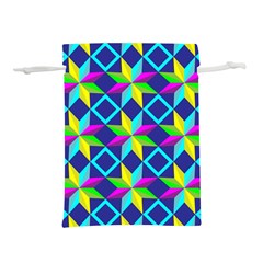 Colorful stars pattern                                                                 Lightweight Drawstring Pouch (L) from ArtsNow.com Back