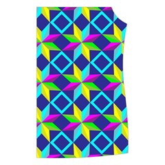 Colorful stars pattern                                                                  Women s Button Up Puffer Vest from ArtsNow.com Front Left