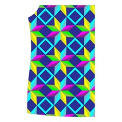 Colorful stars pattern                                                                  Women s Button Up Puffer Vest from ArtsNow.com Front Right