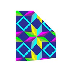 Colorful stars pattern                                                                  Women s Button Up Puffer Vest from ArtsNow.com Left Pocket