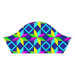 Colorful stars pattern                                                                     Cotton Crop Top from ArtsNow.com Left Sleeve