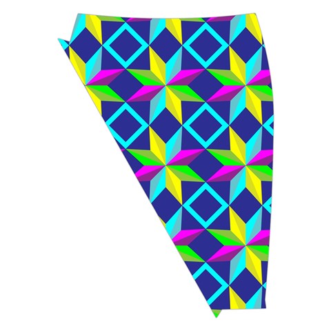 Colorful stars pattern                                                                    Midi Wrap Pencil Skirt from ArtsNow.com Front Left