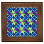 Colorful stars pattern                                                                     Framed Tile