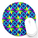 Colorful stars pattern                                                                     Round Mousepad