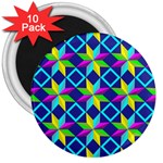 Colorful stars pattern                                                                     3  Magnet (10 pack)