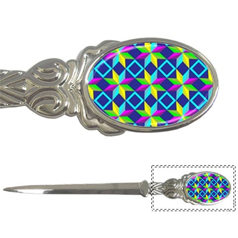 Colorful stars pattern                                                                     Letter Opener from ArtsNow.com Front