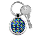 Colorful stars pattern                                                                     Key Chain (Round)