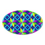 Colorful stars pattern                                                                     Magnet (Oval)