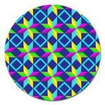 Colorful stars pattern                                                                     Magnet 5  (Round)