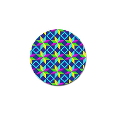 Colorful stars pattern                                                                     Golf Ball Marker from ArtsNow.com Front