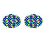 Colorful stars pattern                                                                     Cufflinks (Oval)