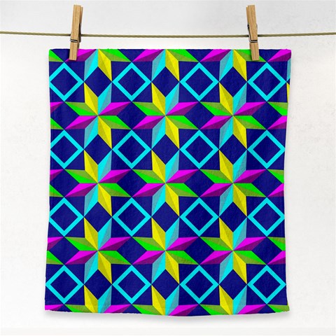 Colorful stars pattern                                                                     Face Towel from ArtsNow.com Front
