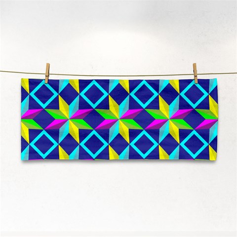 Colorful stars pattern                                                                     Hand Towel from ArtsNow.com Front