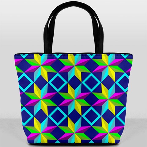 Colorful stars pattern                                                                     Bucket Bag from ArtsNow.com Back