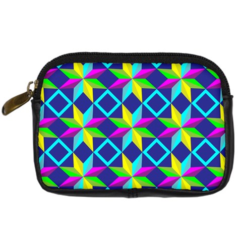 Colorful stars pattern                                                                     Digital Camera Leather Case from ArtsNow.com Front