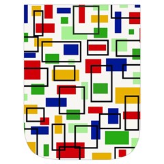 Colorful rectangles                                                                   Waist Pouch (Large) from ArtsNow.com Front Pocket