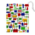 Colorful rectangles                                                                  Drawstring Pouch (5XL)