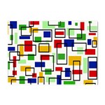 Colorful rectangles                                                               Crystal Sticker (A4)