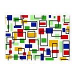 Colorful rectangles                                                               Crystal Sticker (A4)