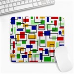 Colorful rectangles                                                                      Large Mousepad