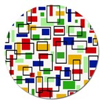 Colorful rectangles                                                                      Magnet 5  (Round)